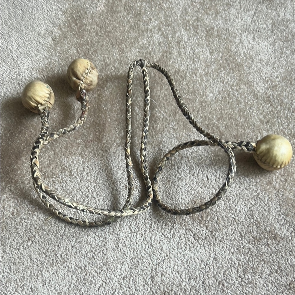 Argentina rawhide Braided horse hobbles